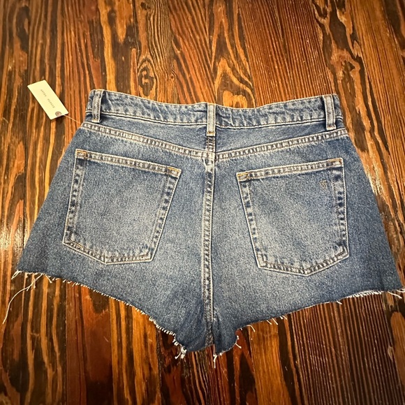 ANTHROPOLOGIE rhinestone embellished Denim Blue Women's Shorts - Picture 6 of 6